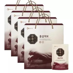 CJ 한뿌리 홍삼대보 24입 펼침X4개/설날선물세트/명절선물