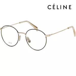 셀린느 안경테 CL50036U 031 명품 라운드 블랙 골드 금테