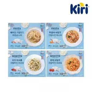 끼리 크림치즈 파스타&리조또 4종 4팩 골라담기