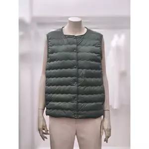 프렐린 세이브존02 오리털 물결 패딩 조끼 RJJ254S11