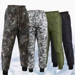 국산 깔깔이 시보리 겨울 방한용 여성 바지 외출 패딩 스타일