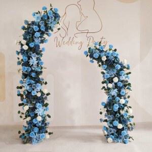 결혼식 아치 장식 아치형 가든아치 울타리 조화아치 소형 나무 나무아치 배치 화환 금속
