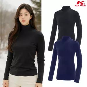콜핑 0004TK469W 터틀넥 플리스 후리스 여자 겨울 등산 기모 목폴라티