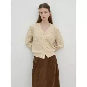 [올리브데올리브](광주신세계)하트 도트 가디건 OE5AD871