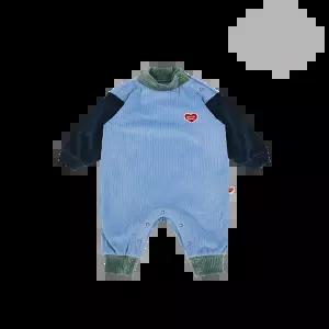 [벨리타앤보이즈] BB5WBS24LB 베이비컬러블럭벨로아골지 긴팔점프수트