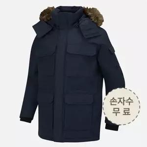 겨울 작업복 단체 근무복 상의 남자 패딩 방한복 하프 코트 UBS 2172