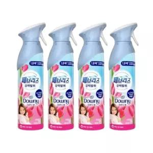 에어 실내탈취제 다우니향 165g x 4개 화장실 고기냄새 공기탈취제