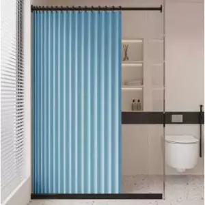 욕실 자바라 샤워 커튼 무타공 자석형 파티션 조절대 가림막