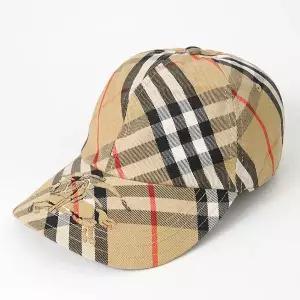[버버리]BURBERRY 버버리 Check Cotton Blend Baseball Cap (8085723) (체크 코튼 블렌드 베이스볼 캡)