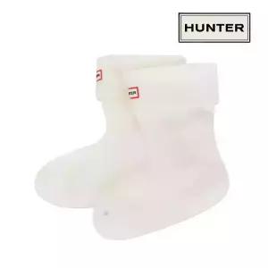 헌터 양말 플리스 숏 부츠 삭스 화이트 HXRU0030251-HWT
