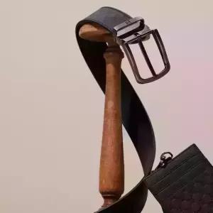 닥스 닥스 DBBE5E390BK 비조벨트Louis 블랙 음각 DD패턴 스트랩 소가죽 비조벨트