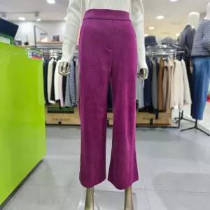 시슬리/애플아울렛/베리 코듀로이 밴딩 와이드 팬츠 SAPT43461