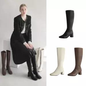 [올리] 스퀘어 롱부츠