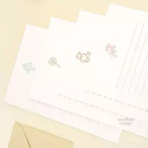 마켓마고Z 레터프레스 편지지세트 예쁜편지지세트