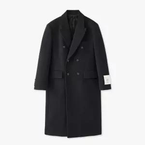 STCO DP01 더블 오버핏 코트 블랙 (OVER)  SCTWD53