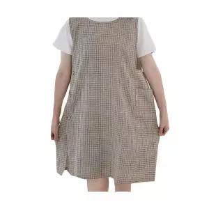 데코나인 베이직 체크 앞치마