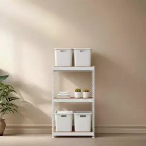 아트박스/비더블유아이 스피드랙 간편조립 수납선반 500x400x900 3단