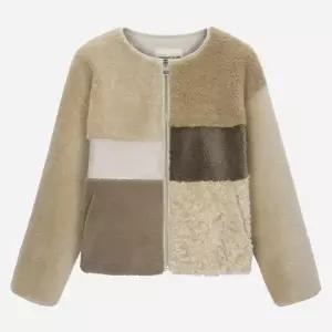 [써스데이아일랜드](T258MLT233W)블로킹 퍼 자켓