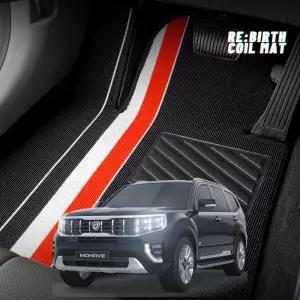 더뉴 모하비 뉴코일 트랩 디자인 슬림 카매트 바닥 발판 발매트 (5인승 7인승)