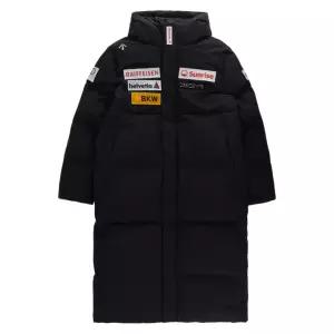 데상트 스위스 스키 롱 유러피언 패딩 자켓 SQ421SDJN1 BLK0