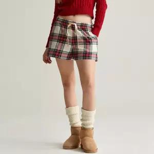 [후아유]홀리데이 여성 플란넬 숏팬츠 (WHTAC4V39F-T)
