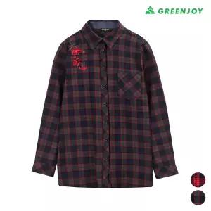 [아웃도어스/그린조이]여성 체크 남방_GF23WS81W