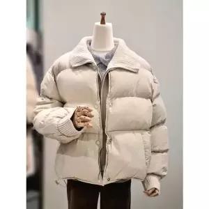 [NS홈쇼핑]ab.f.z 스트링 골지니트하이넥 하프 패딩점퍼 ACA1HU32A[35620385]