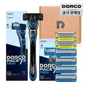 도루코 페이스7투 프레시 면도기세트(핸들1+면도날 총7입)/7중날/호환가능
