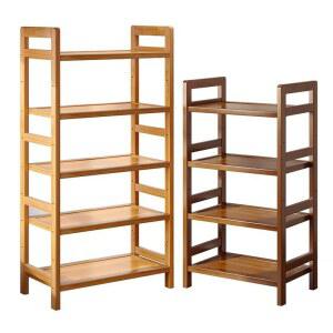 나무 선반 수납장 조리대용 모듈선반 Natural 기능성 대나무 책장