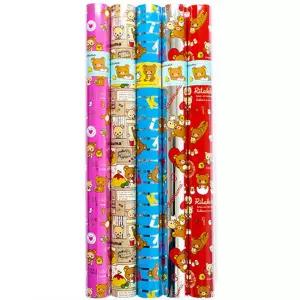 리락쿠마증착롤포장지 대 53cmX15M곰무늬포장지 리락쿠마포장지 선물포장지