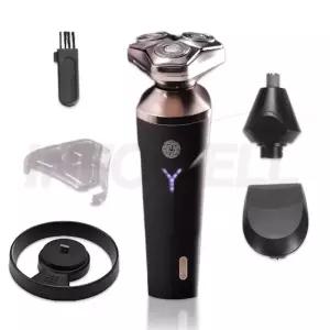 독일 몬타 3헤드 방수면도기 무선 전동 전기 3중날 바리깡 코털 제거 3in1 멀티 헤드 방수 면도기 1세트