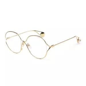 구찌 명품 안경테 GG0254OA 001 라운드 메탈 아시안핏 여자 안경