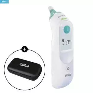브라운 체온계 IRT-6030 보관케이스+필터21개 포함 신생아 아기체온계
