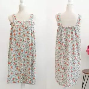 어깨끈 원피스 레이스 홈웨어 여성용 잠옷 로브 샤워탑가운 샤워슬리브 호텔목욕잠옷