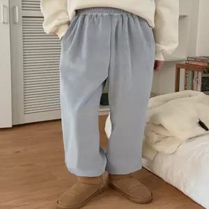 겨울에도 포근한 융기모 골지 밴딩 조거팬츠 85687 빅사이즈 여성의류