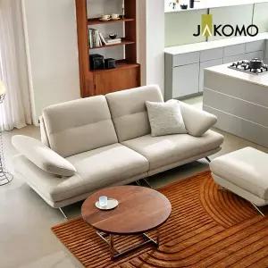 [자코모] 엘리쉬 3인 기능성 데이위브 패브릭 소파+스툴