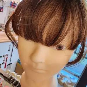 [하프클럽/]시스루 데이 2컬러 앞머리 기본 애교머리 가발 위그