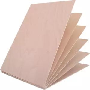 발트 자작나무 3mm 1 /8 x 12 18 합판 공예품 등급 B /BB 베니어 6장의 시트 상자 및 CNC 절단 조각 우드