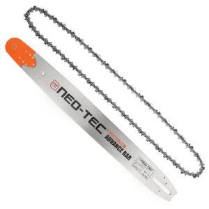 NEO-TEC 24/25인치 적층 전기톱 가이드 바 소 체인 콤보 3/8 피치 0.375 오리건 243RDD025용 0.063 게이지 84DL Stihl MS660 381 066 장착