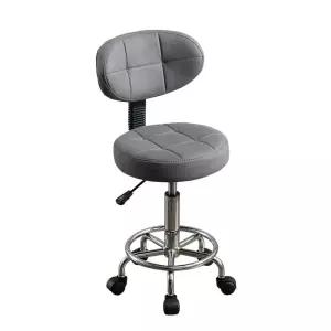 바퀴달린의자 원형 바퀴의자 회전 보조 손잡이 이동식 소형