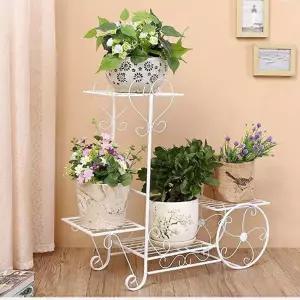 북유럽 인테리어 자전거 화분 받침대 선반