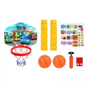 타요 10단 높이조절 초간단 설치 키높이 농구대 풀패키지 장난감 어린이 선물용