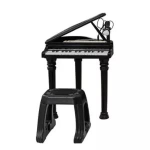 베이블퓨어리 4가지 드럼 효과음 노래방 기능 미니 그랜드 피아노_프리미엄 블랙