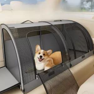 소프트켄넬 웰시코기 접이식 차량용 애견 탠트 이동장