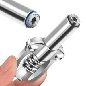 [미국배송] 그리스 건 팁 커플러 락 앤 루브 피팅 12000 PSI 누수 방지 디자인 모든 1/8인치 NPT 건용 듀얼 핸들