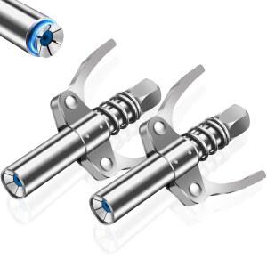 [미국배송] 아케 그리스 건 커플러 팁 액세서리 12000 PSI 누수 방지 디자인 모든 1/8인치 NPT 건(2PCS)과 호환 가능