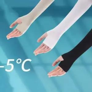 무봉제 아이스 여름 쿨토시 냉감 팔토시 양팔 1세트 (WFJ42C1)