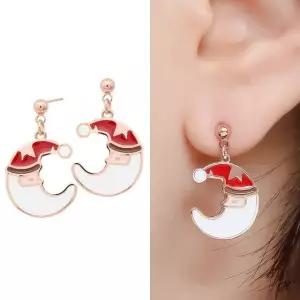 홀리데이 심플 일자침 14k 진주 연말 귀걸이 (WFJ5A04)