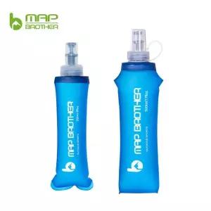 MAP BROTHER S001 S002 250ml 500ml 소프트 플라스크 접이식 접이식 물병 TPU 러닝 수화 팩 허리 가방 조끼