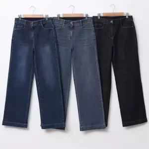 여자 논페이드 일자핏 쫀쫀스판 속밴딩 가을 청바지